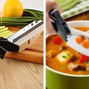 2-in-1 Steel Smart Clever Cutter Kitchen Knife