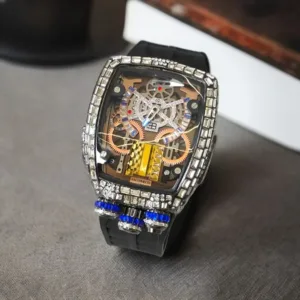 Jacob & Co Epic X  Black Stone Watch For Men (SG62)