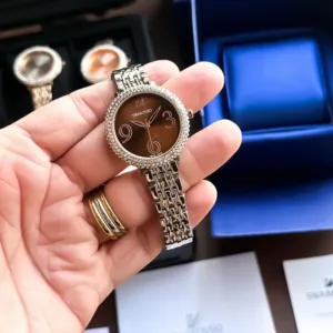 Swarovski Watch Rose-Brown For Women (SW221)
