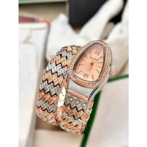 Bvlgari Watch Serpenti Spiga Rose Gold For Women (SW427)