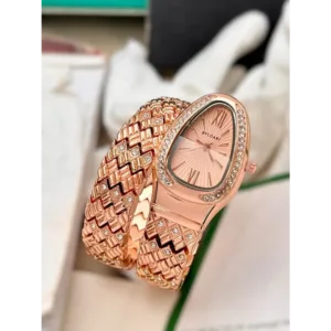Bvlgari Watch Serpenti Spiga Rose Gold For Women (SW428)