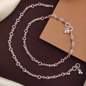 Womens Silver Plated Anklets