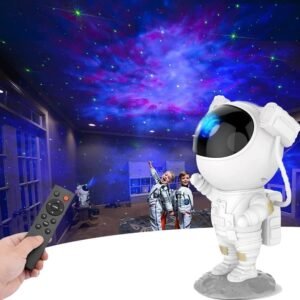 Astronaut Galaxy Projector 360 Magnetic Head Rotation, Remote Control