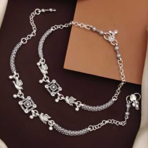 Women's Silver Plated Anklets