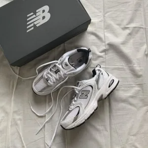 New Balance 530 White Black Shoes For Women (SUP946)