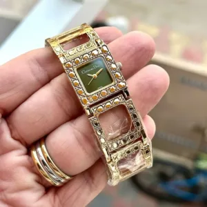 Christian Dior Watch Gold-Green  For Women (SW343)
