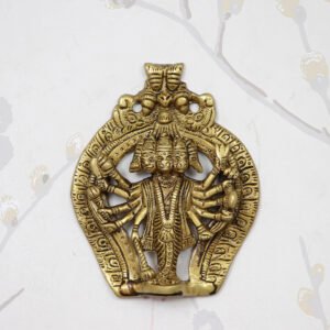 CraftIndia Panchmukhi Lord Hanuman Brass Idol Statue
