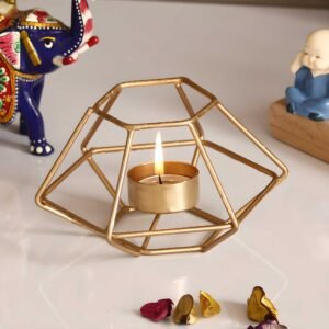 Ecraftindia Decorative Handcrafted Metal Tea Light Holder
