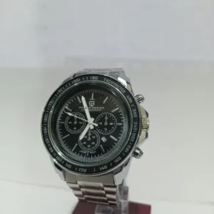 Bd Men Silver Stainless Steel Strap Watch