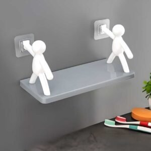 Bathroom Storage Basin Cabinet Plastic Wall Shelf