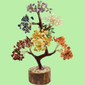 7 Chakra Natural Gemstone Crystal Tree