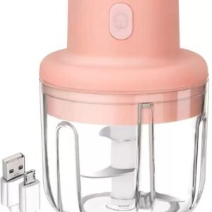 Kolor Fish Electric Mini Garlic Chopper 250ml Electric Vegetable Chopper