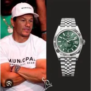 Rolex Watch Sky dweller Green For Men