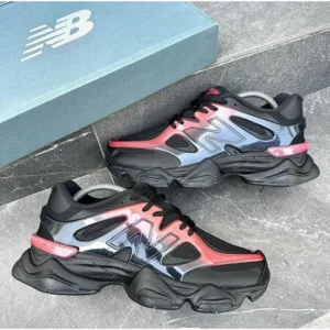 New Balance 9060 Black Red Gradient Pack Shoes For Men (BSF694)