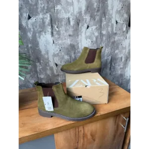 Zara Chelsea boots Suede For Men (LAB885)