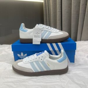 Adidas Samba Halo Blue Shoes For Men (LAB923)