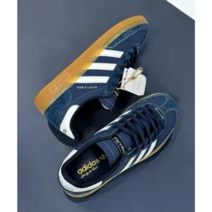 Adidas X Sporty Rich Handball Spezial Suede Navy Shoes For Men (BSF830)
