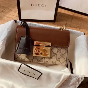 Gucci Padlock Shoulder Bag For Women (LAB955)